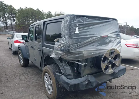 2020 Jeep Wrangler Unlimited Sport S 4X4 z USA, uszkodzony, nr VIN 1C4HJXDG3LW298223